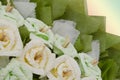 Roses flower wreath for use in Thai funeral