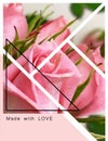 Roses flowers greetings card with love text quotes for Valentine Day Wedding