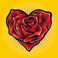 Roses form Love Blooming Beautiful Symbol Valentine