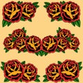 Roses frame