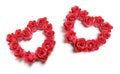 Roses Love Hearts Royalty Free Stock Photo