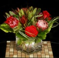 Roses and Proteas Flower Arrangement