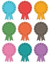 Rosette decorations Royalty Free Stock Photo