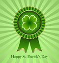 St. Patricks Day Rosette Ribbon