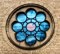 Rosette Window at the Great St. Martin Church in Cologne, Germany