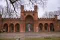 Rosgarten gate - one of the seven preserved city gates of Kaliningrad, Russia