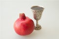 Rosh hashana Kiddush cup pomegranate