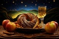 rosh hashanah celebration Royalty Free Stock Photo