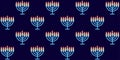 Rosh Hashanah neon seamless pattern. Jewish New Year background. Israel holiday concept Royalty Free Stock Photo