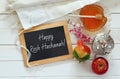 Rosh hashanah & x28;jewish New Year& x29; concept. Traditional symbol Royalty Free Stock Photo