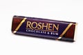 Roshen chocolate bar with rum - ciocolata cu rom