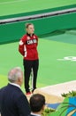 Rosie MacLennan, a Canadian trampoline gymnast in Rio2016