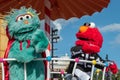 Rosita and Elmo in Sesame Street Party Parade at Seaworld 4. Royalty Free Stock Photo