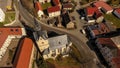 Rositz Altenburg aerial view old town germany Royalty Free Stock Photo