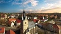 Rositz Altenburg aerial view old town germany Royalty Free Stock Photo
