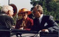 H.M.THE QUEEN MARGRETHE AND PRINCE HENRIK VISISTS Royalty Free Stock Photo