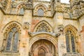 Roslin, UK - 06 April 2015 - Rosslyn Chapel side view Royalty Free Stock Photo