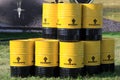 Rosneft oil barrels at MAKS air show in Moscow