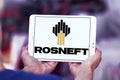 Rosneft oil company logo Royalty Free Stock Photo