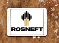 Rosneft oil company logo Royalty Free Stock Photo