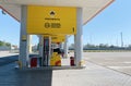 Rosneft petrol station in the summer in the Krasnodar Territory of Russia