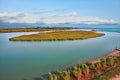 Rosolina, Veneto, Italy: Landscape Of The Adige River Mouth In T
