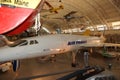 The AÃ©rospatiale BAC Concorde at the National Air and Space Museum s Steven F. Udvar-Hazy Center.