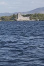 Ross Castle across the water at Lough Leane, Killarney