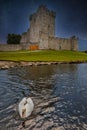 Ross Castle Killarney Kerry Ireland medieval reflection Royalty Free Stock Photo