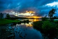 Ross Castle at Lough Leane in Ireland Royalty Free Stock Photo