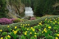 Ross fountain in butchart gardens Royalty Free Stock Photo