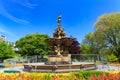 Ross fountain landmark in Pincess Street Gardens Royalty Free Stock Photo