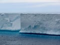 Ross Ice Shelf on the Ross Sea Antarctica Royalty Free Stock Photo