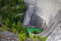 Ross Lake Dam at North Cascades National Park in Washington State during summer Royalty Free Stock Photo