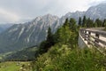 Rossfeld panorama road over the mountains between Germany and Austria