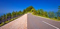 Rossfeld Panoramic road peak on Austria Germany border panoramic view Royalty Free Stock Photo