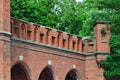 Rossgarten Gate - fort of Koenigsberg. Kaliningrad (former Konig Royalty Free Stock Photo