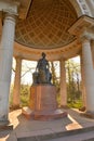 The Rossi Pavilion in Pavlovsk Park. Royalty Free Stock Photo