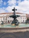 Rossio Square is the popular name of the Pedro IV Square in the city of Lisbon, in Portugal