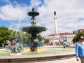 Rossio Square is the popular name of the Pedro IV Square in the city of Lisbon, in Portugal