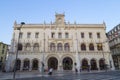 Rossio train station in Lisbon at morning