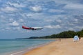 Rossiya is Russian airline landing to Phuket international airport