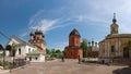 Rossiya.V Vysokopetrovsky Monastery in Moscow. Royalty Free Stock Photo