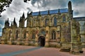 Rosslyn Chapel on a Cloudy Day Royalty Free Stock Photo