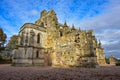 Rosslyn Chapel near Edinburgh, Scotland Royalty Free Stock Photo
