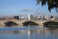 Rosslyn, Virginia and Potomac River Royalty Free Stock Photo