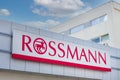 Rossmann cosmetics store in Poland. Signage, LOGO