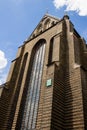 ROSTOCK, GERMANY - CIRCA 2016: St Mary`s church which can be found in the old town of Rostock in Germany