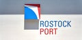 Rostock Port as writing at the passenger port in WarnemÃÂ¼nde