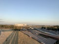 Rostov city/ Russia - August 2019: The view to Rostov Arena. Stadium of Rostov am Don city. Russia